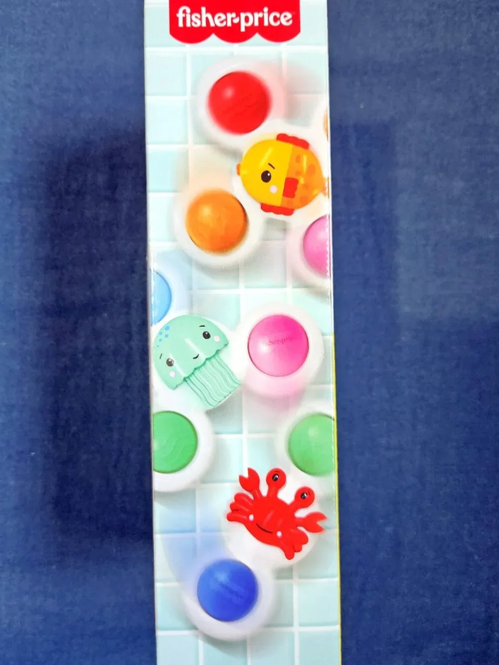 Fisher-Price Sensory Spin Set 3-Pc Suction Spinner Toys NWT